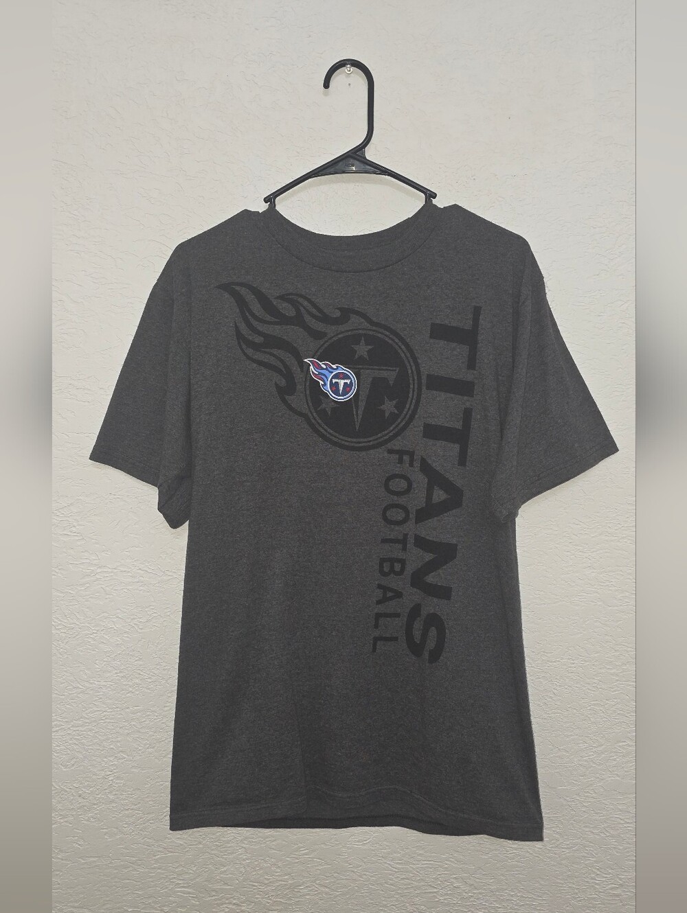 NFL Tennessee Titans Charcoal Gray Graphic Tee M